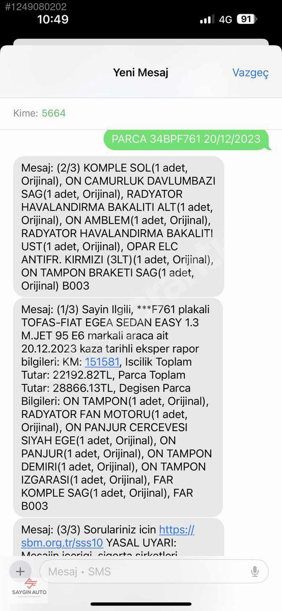 SAYGIN AUTO'DAN DEĞİŞENSİZ EGEA