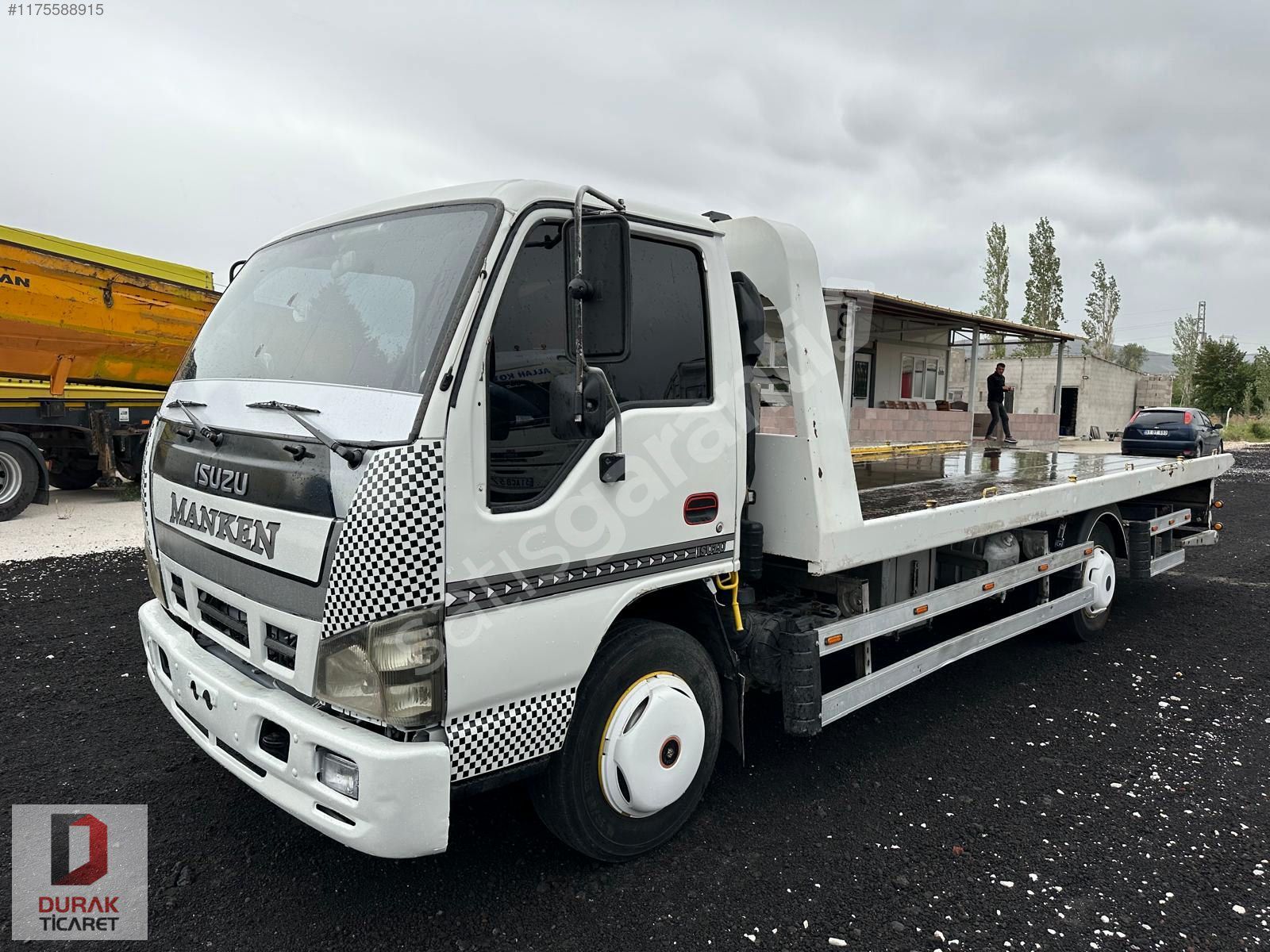 2007 ISUZU NPR OTO KURTARICI KAYAR KASA SEPETLİ İKİ ARAÇLIK