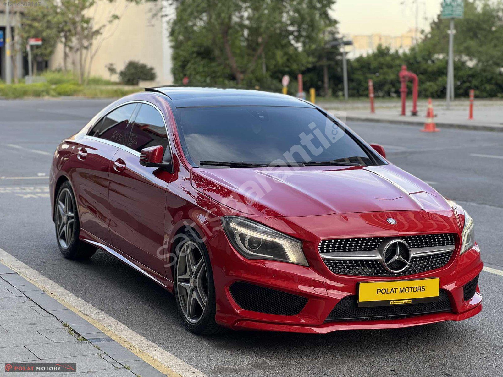 2015 CLA200 AMG PAKET ATEŞ KIRMIZI CAMTAVAN DEĞİŞENSİZ FULL+FULL