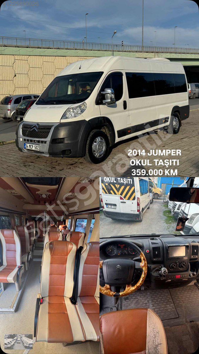 GALERİ HİKMETTEN SATILIK 2014 CITROEN JUMPER OKUL TAŞITI 16+1