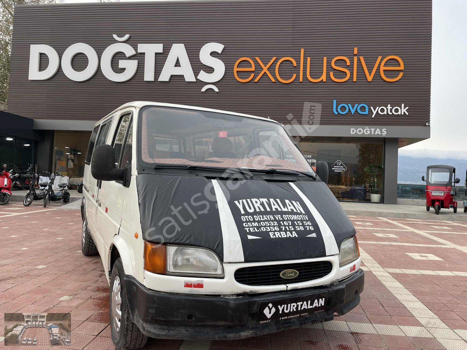 YURTALAN DAN 2000 MODEL FORD TRANSİT 5+1 MAXİ 100 V