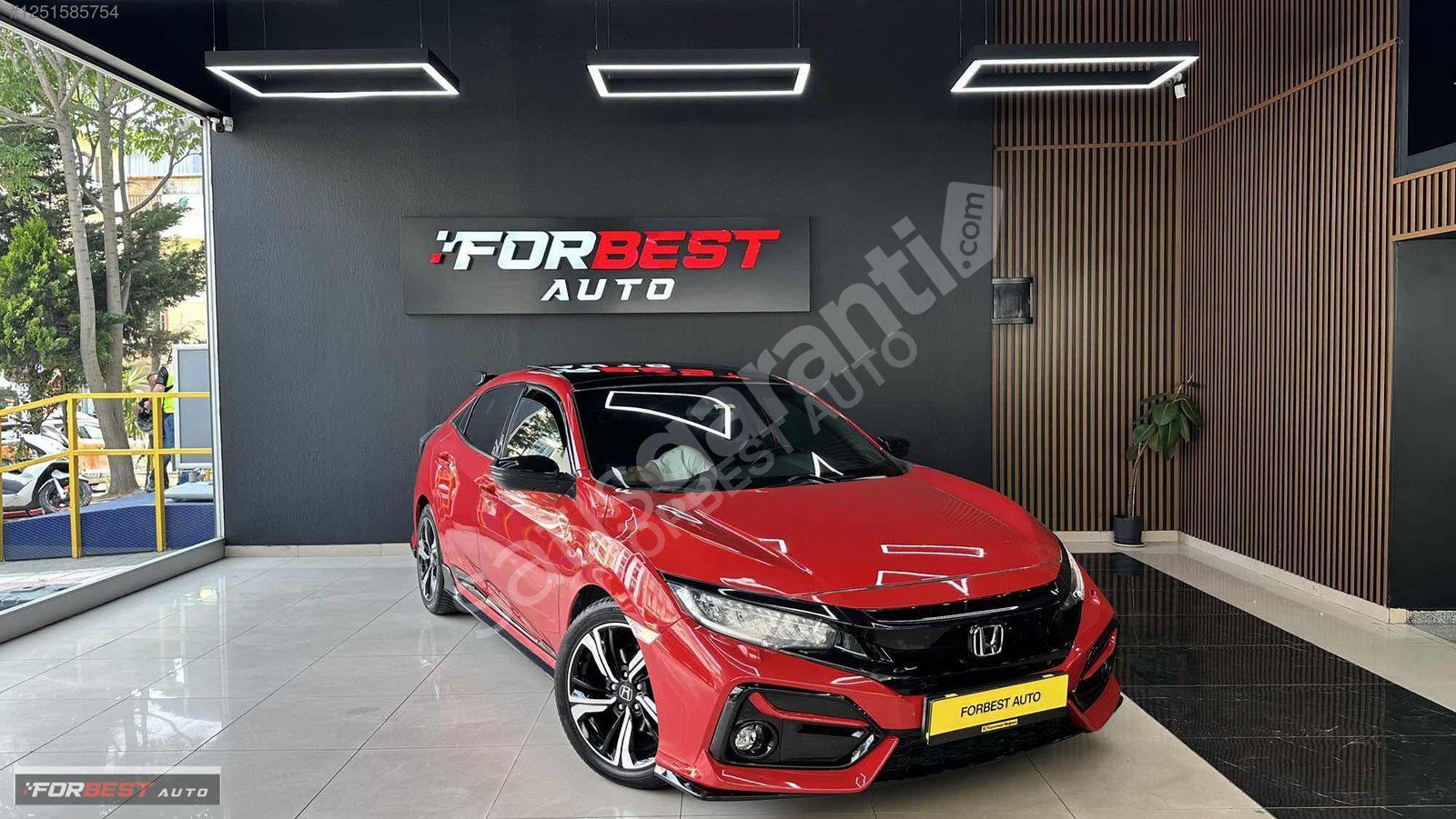 FORBEST AUTO 2018 HONDA CİVİC RS KIRMIZI CAM TAVAN 115'000KM