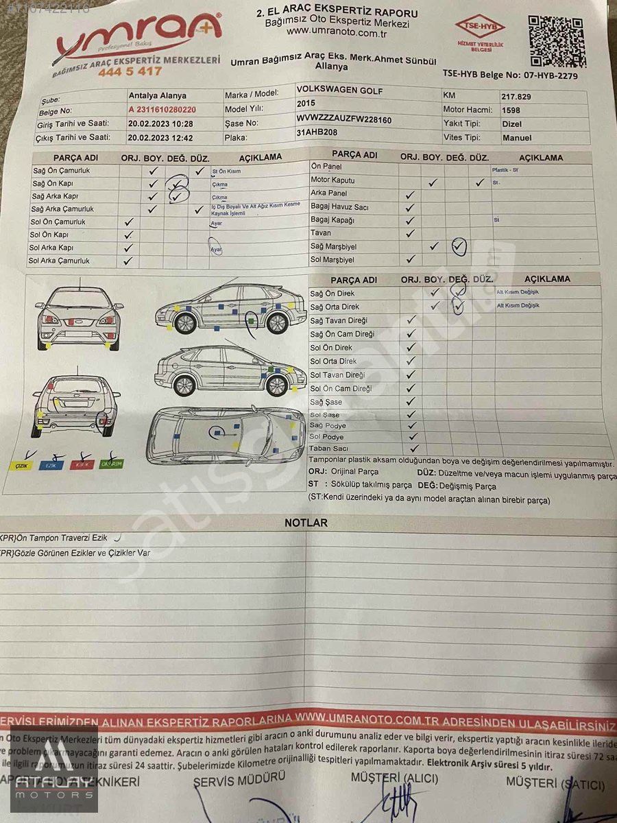 ATALAY MOTORS| TEMİZ AİLE ARACI