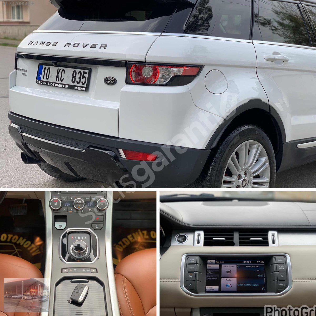2012 Renge Rover Evoque 240 hp Prestige Paket Taba Deri Koltuk..