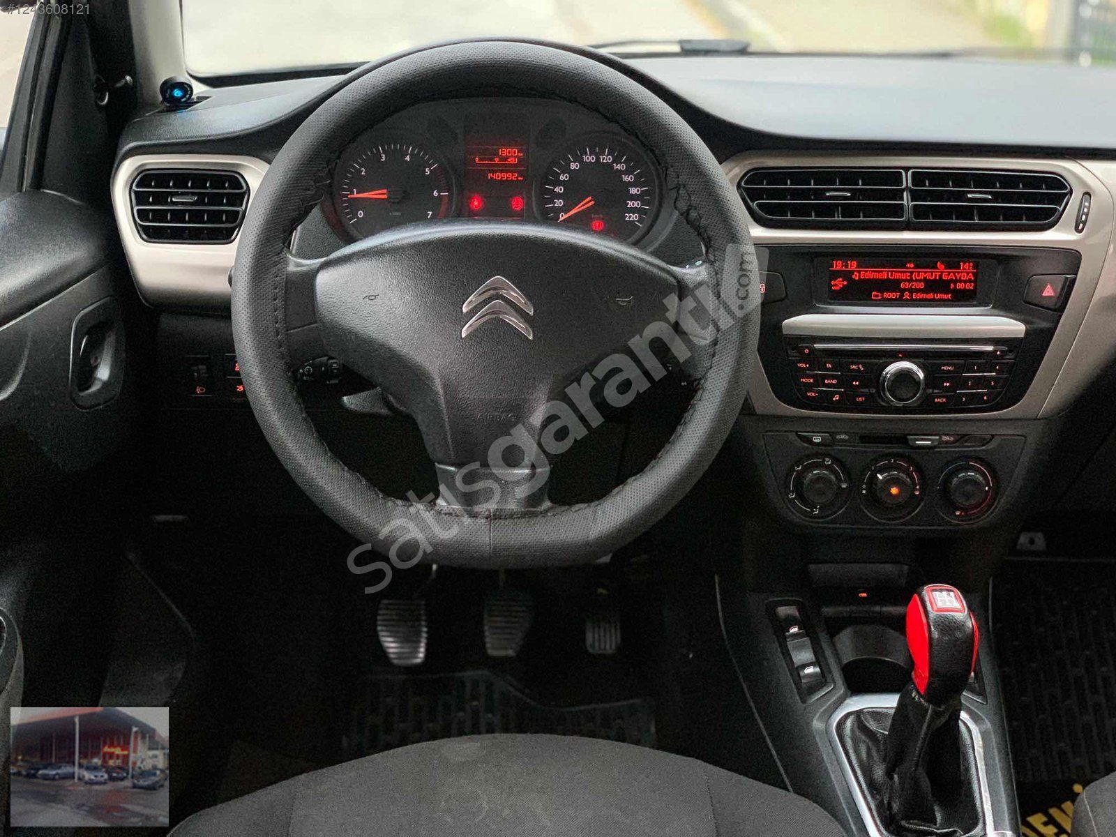 2013 Citroen C-Elysee 140.000 km.de Aşırı Temiz LPG.li 1 lokal