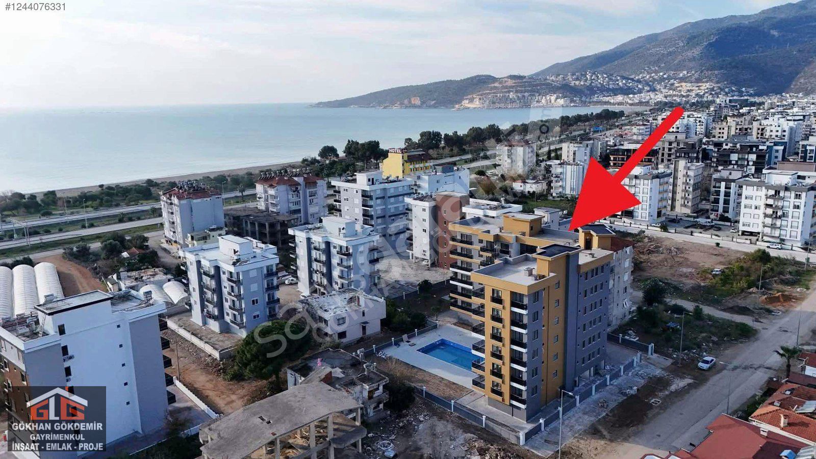 DENİZ MANZARALI 1+1 KİRALIK EŞYASIZ SIFIR DAİRE