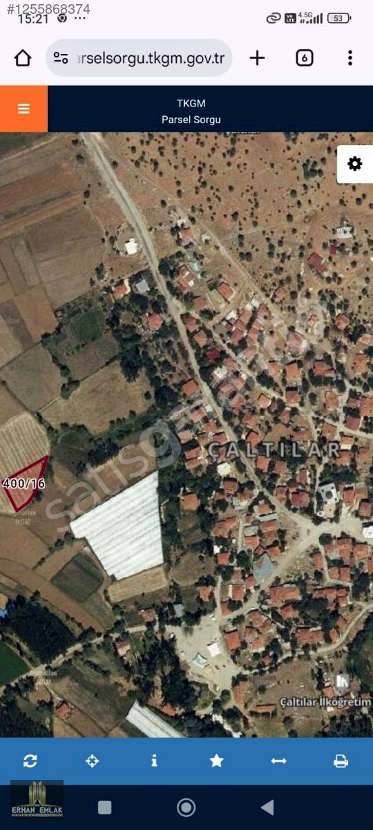 ÇALTILAR SINIRINDA OVA DA SATILIK TARLA