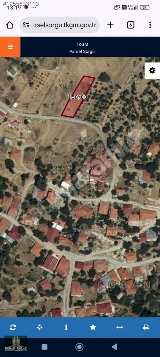 MUĞLA FETHİYE ÇOBANİSA DA KÖY İÇİ İMARLI ARSA