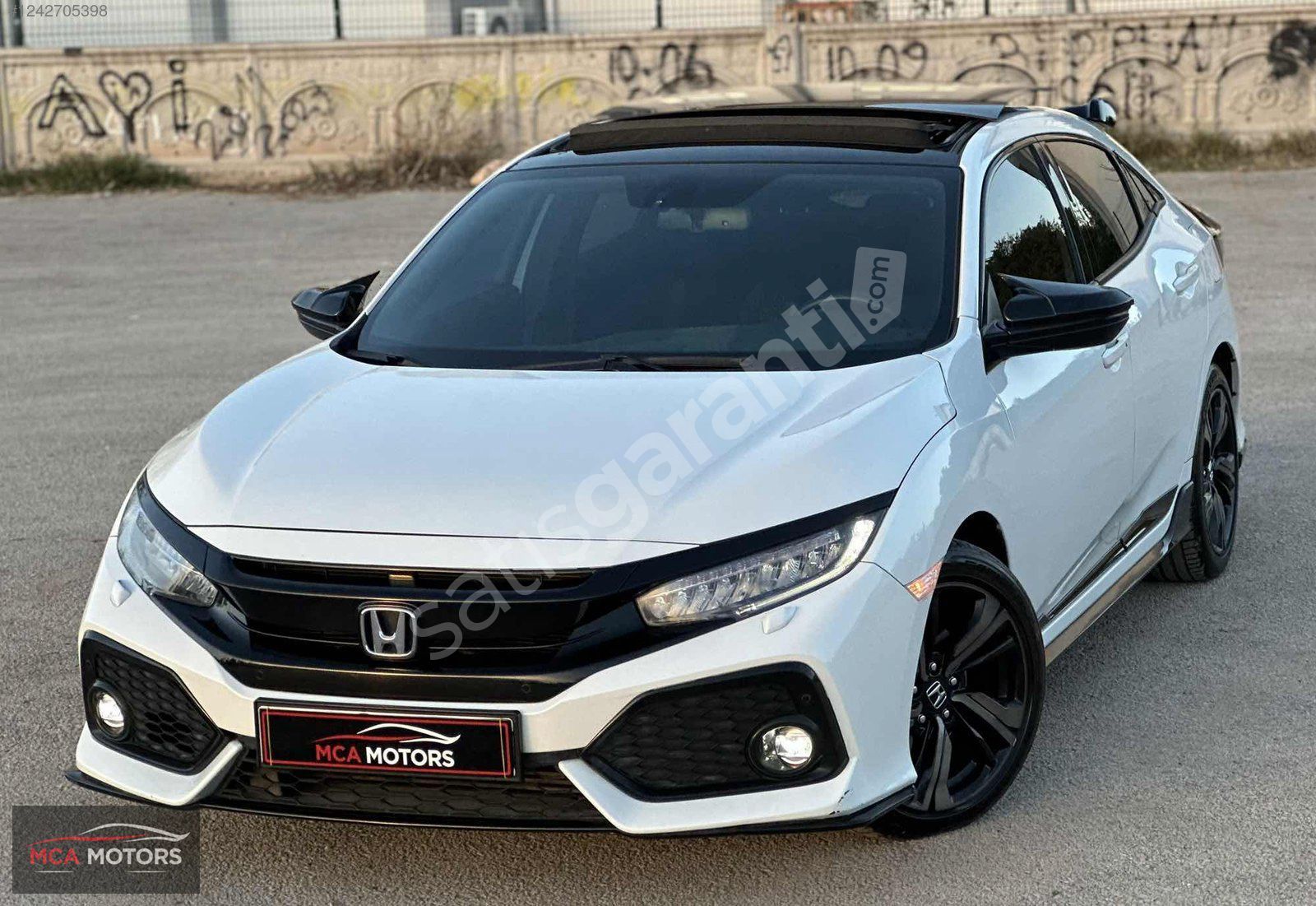 -MCA-2018 HATASIZ BOYASIZ CİVİC 1.5 VTEC SPORT PLUS-BAYİ BAKIM