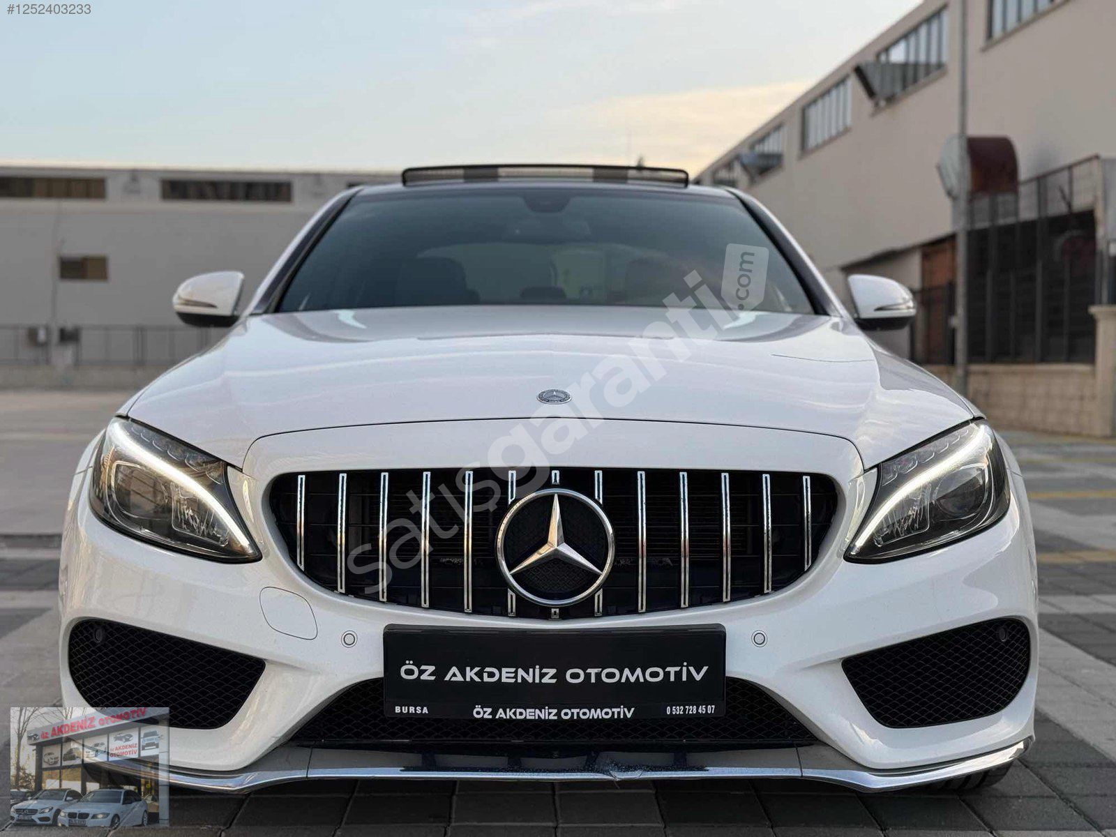 ÖZ AKDENİZ OTOMOTİVDEN 2016 MERCEDES C200 AMG HATASIZ BOYASIZ