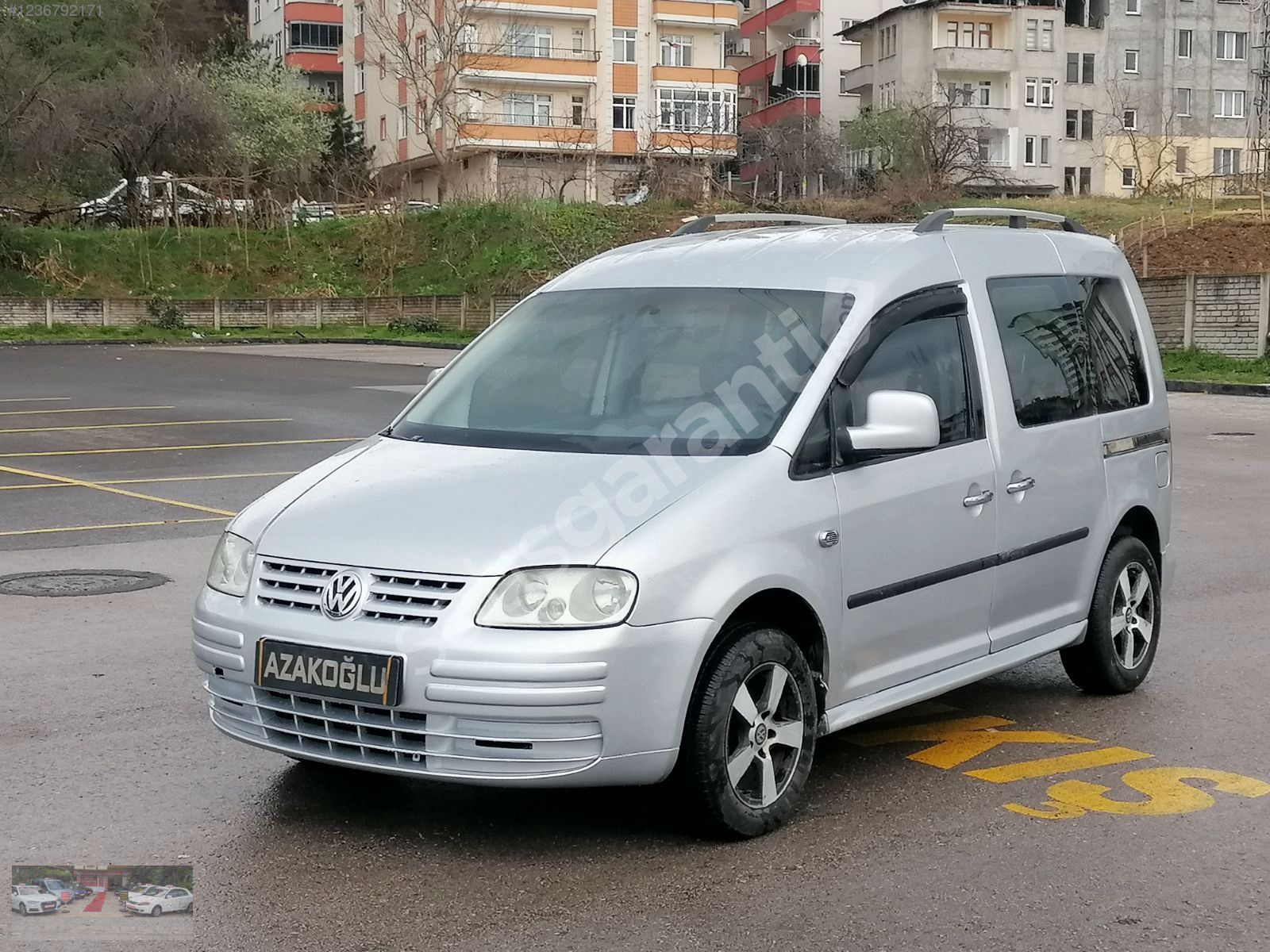 2004 MODEL WOLKWAGEN CADDY 1.9TDI KOMBİ K. KARTINA 12 AY TAKSİT