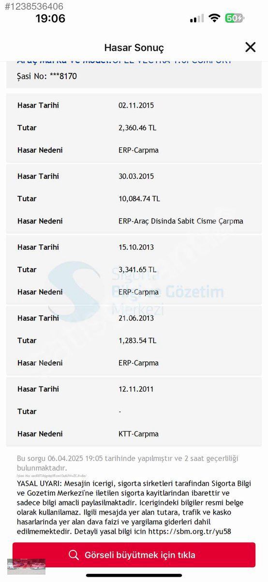OPEL VECTRA 204 BİNDE KREDİ KARTINA 12 TAKSİT
