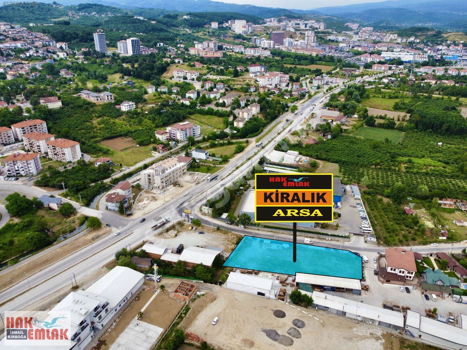 Hak Emlak'tan Şehit Hüseyin Kıl Mahallesi Kiralık 2.319 m² Arsa