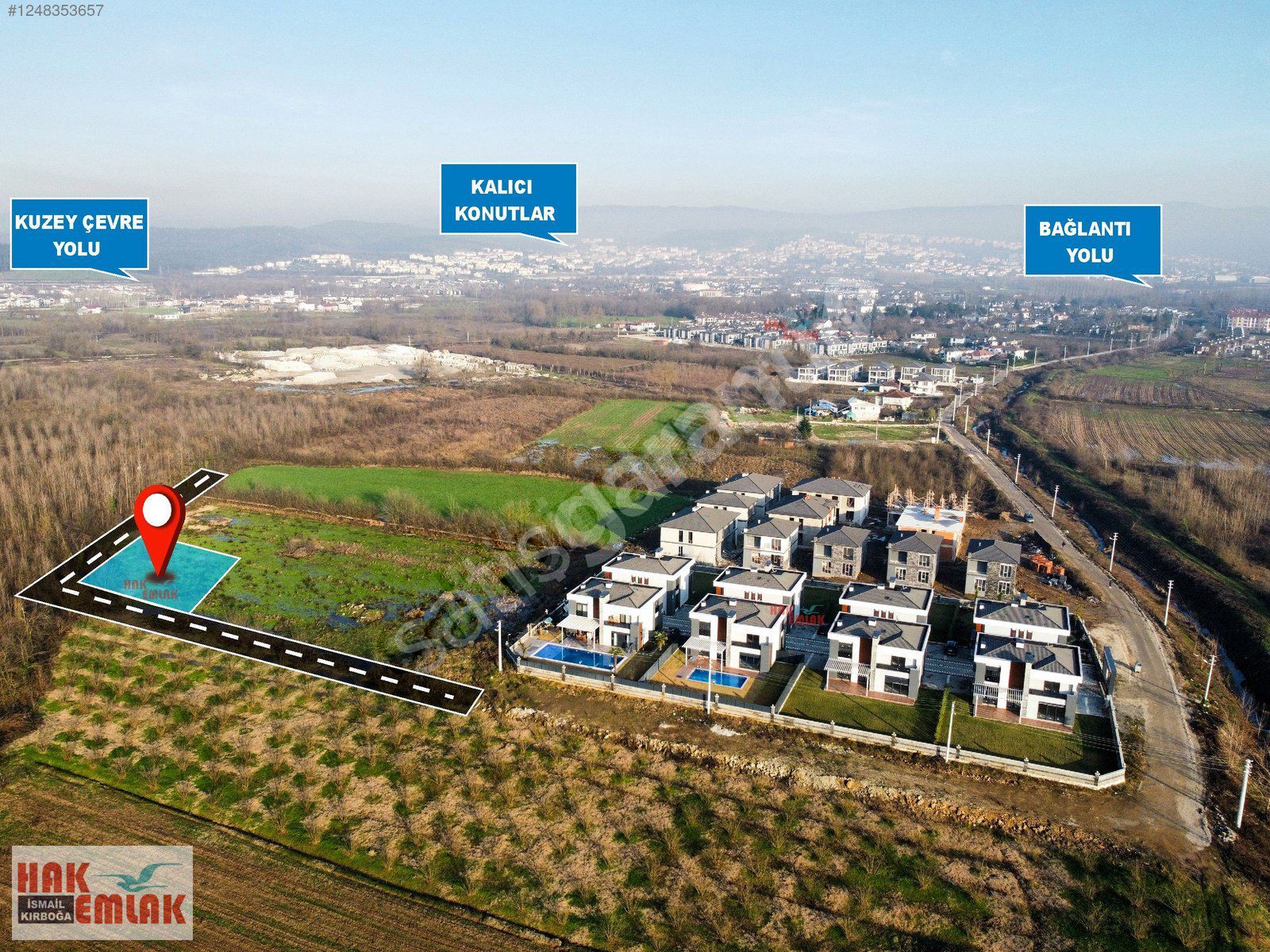 Hak Emlak'tan Villa Yapımına Uygun Satılık 390 m² Fırsat Arsa