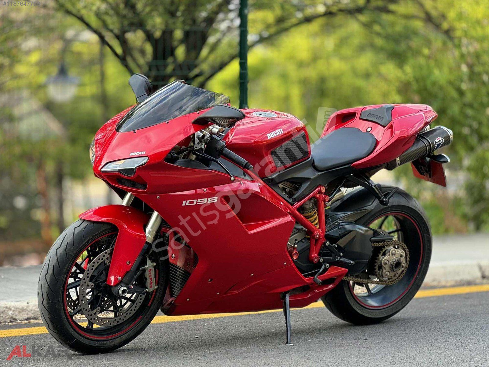 ALKAR'DAN HATASIZ DUCATI 1098 TAKAS / KARTA TAKSİT