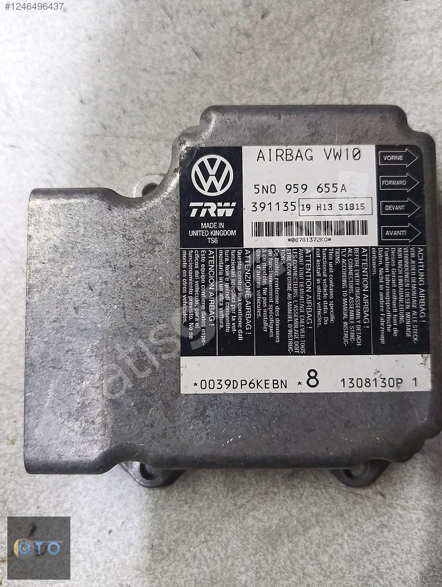 VW TİGUAN AİRBAG BEYNİ 5N0959655A