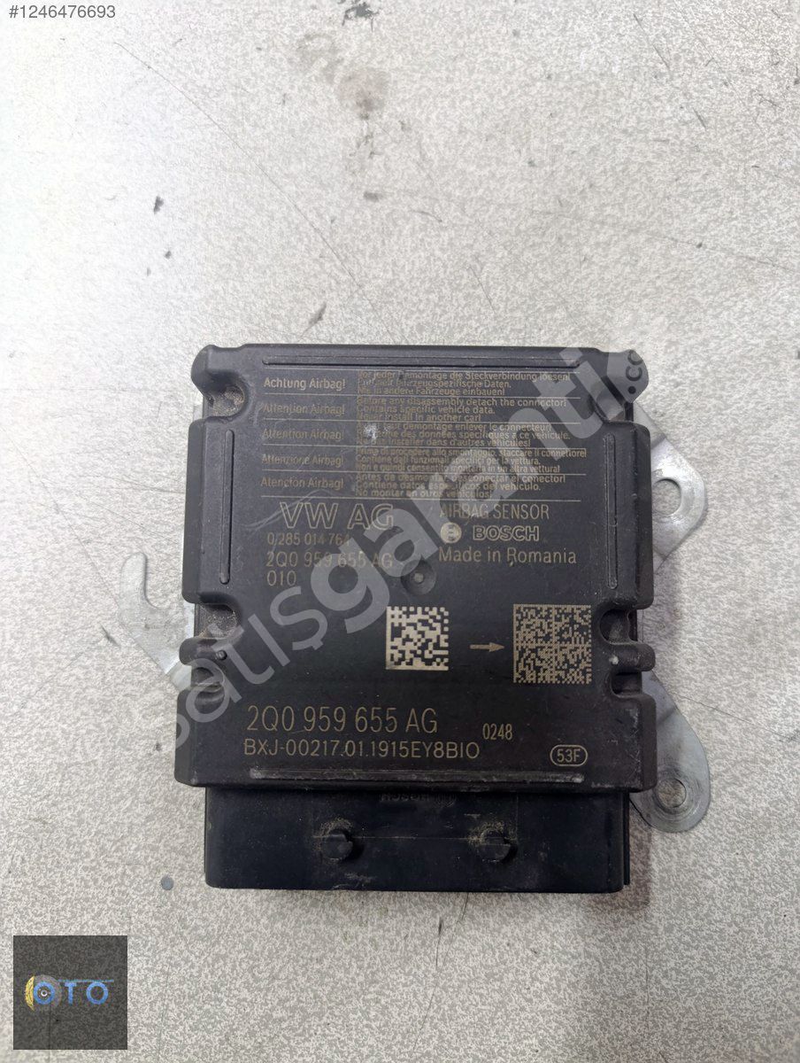 VW POLO 2Q AİRBAG BEYNİ 2Q0959655AG