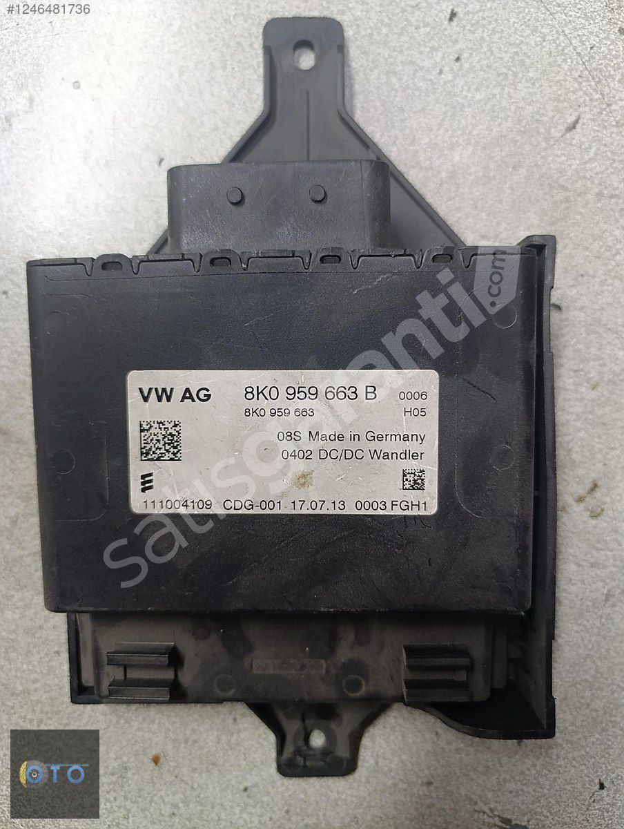 AUDİ B8 A4 VOLTAJ DENGELEME AC/DC MODÜLÜ 8K0959663B