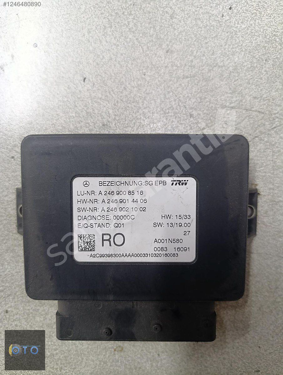 MERCEDES A / CLA EL FREN MODÜLÜ A2469008516
