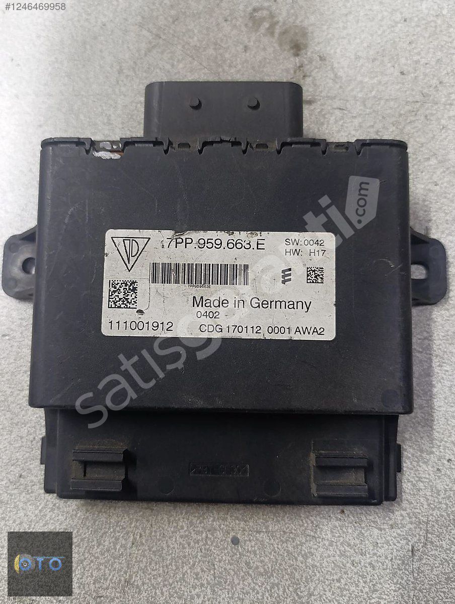 PORSCHE CAYENNE PANAMERA TOUAREG START STOP BEYNİ 7PP959663E