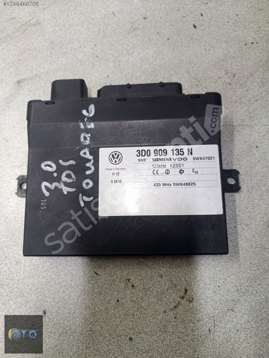 PORSCHE CAYENNE VW TOUAREG KEYLESS MODÜLÜ 3D0909135N