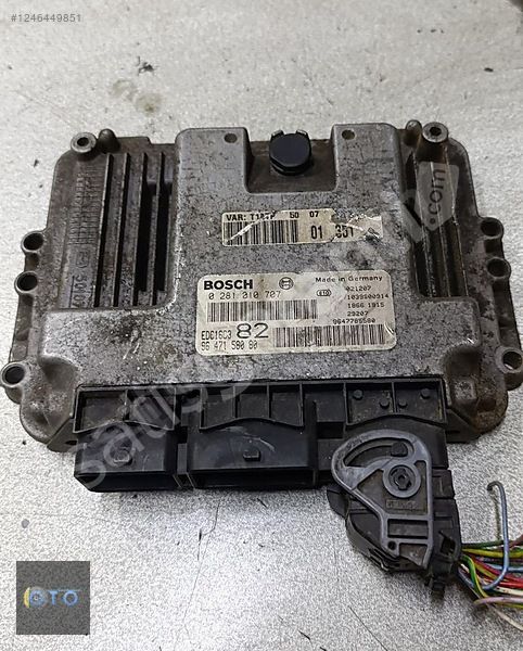 PEUGEOT 206 1.4 HDİ MOTOR BEYNİ EDC16C3 9647158080