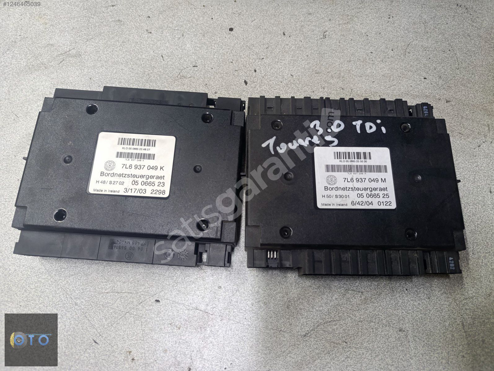 VW TOUAREG KONFOR BEYNİ BCM 7L6937049K / 7L6937049M