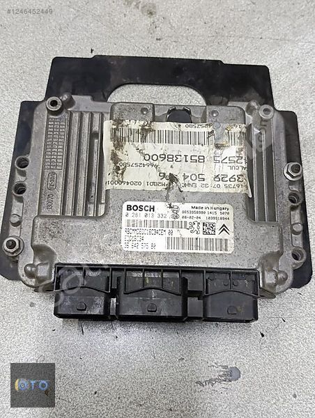 CİTRÖEN C4 1.6 HDİ MOTOR BEYNİ EDC16C34 9664257580