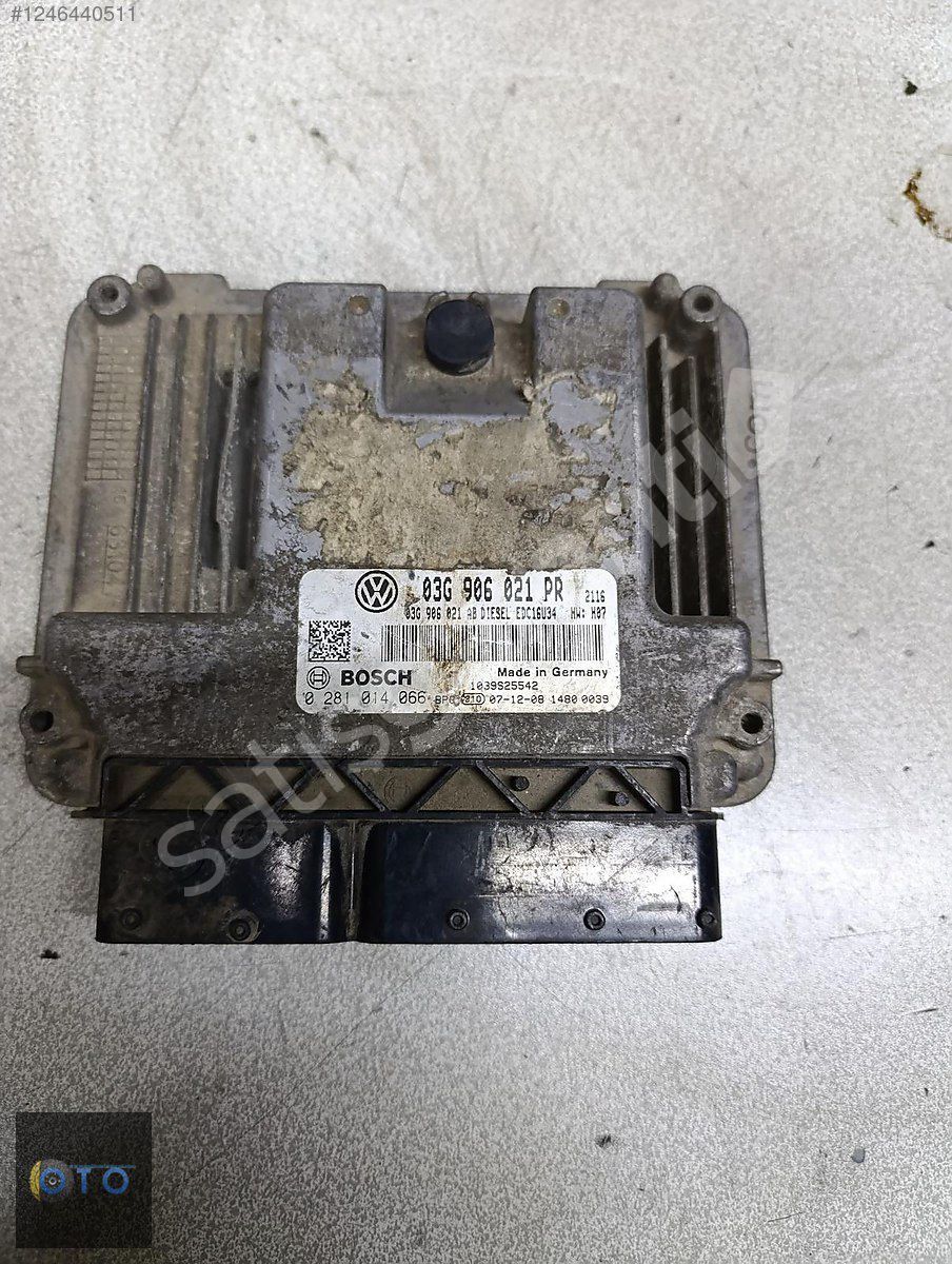 VW 2.0 TDİ MOTOR BEYNİ 03G906021 PR