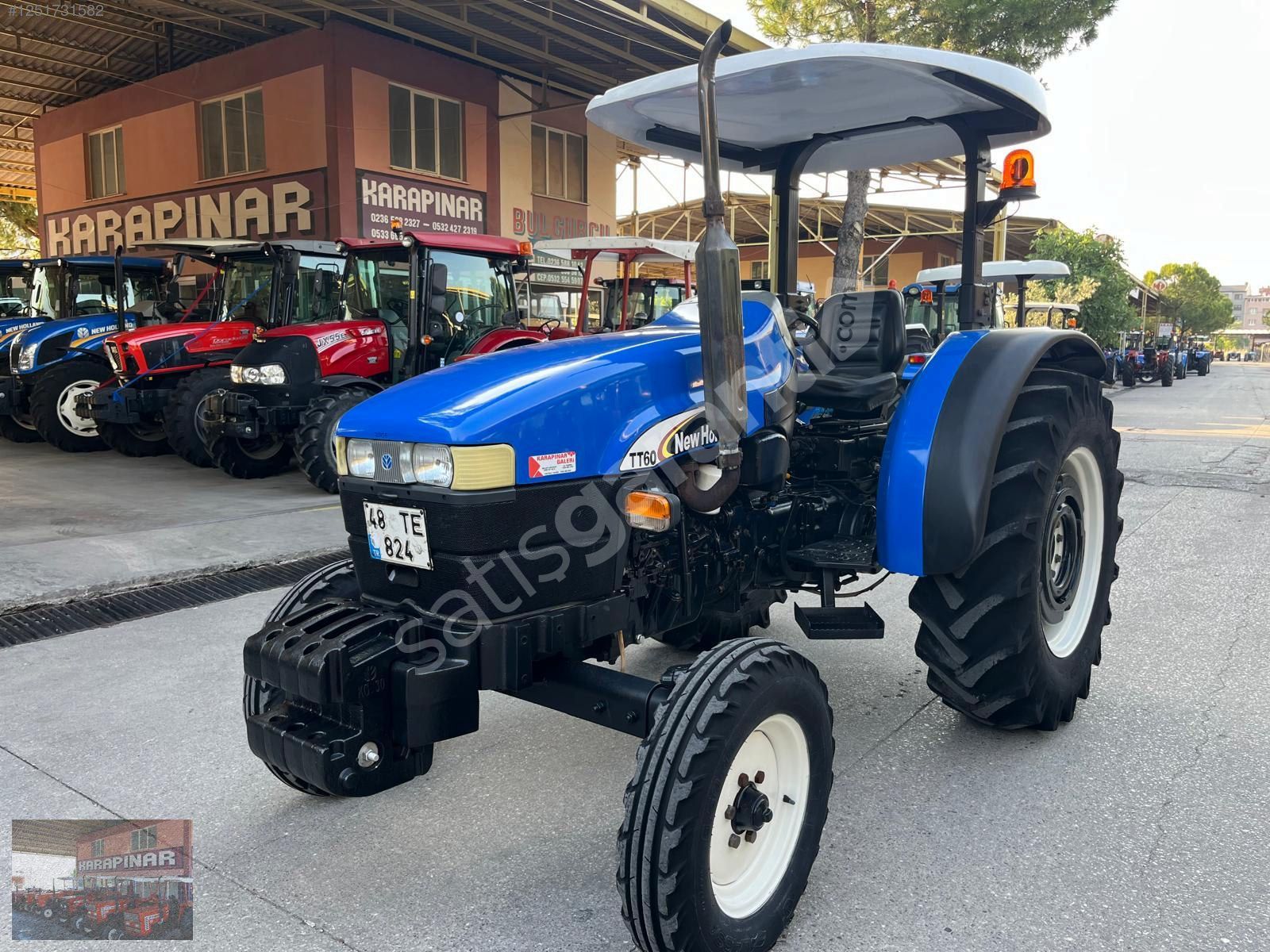 2005 MODEL, NEW HOLLAND TT60, ORTADAN VİTES