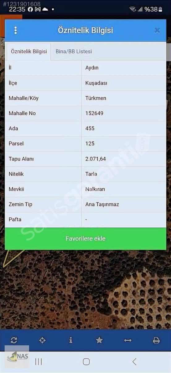 NAS GRUP GAYRİMENKUL'DEN VİLLA İMARLI ARSA