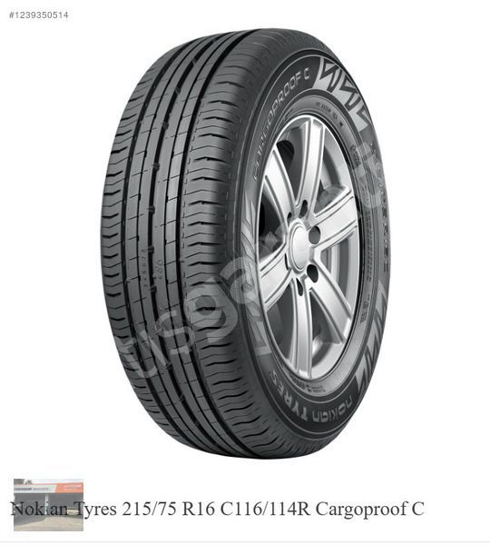 215/75R16C 116/114R CARGOPROOF C NOKİAN YAZLIK.