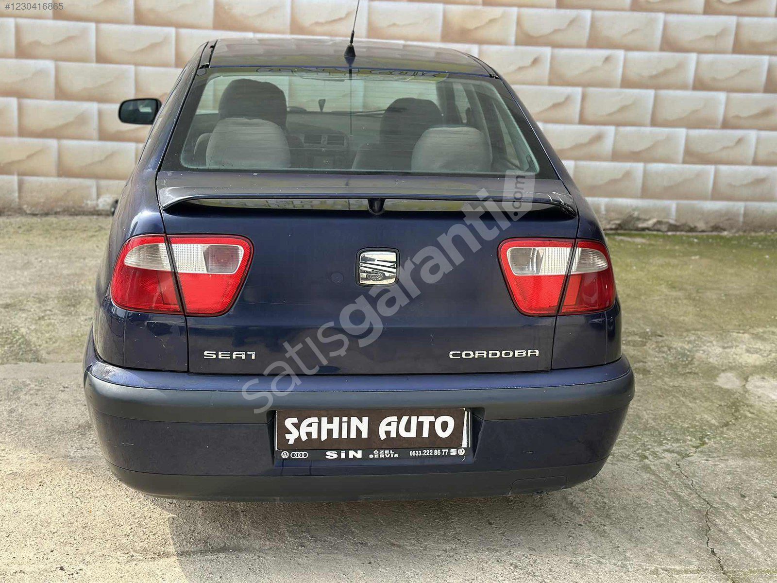 2001 MODEL SEAT CORDOBA 1.6 BENZİNLİ TÜPLÜ