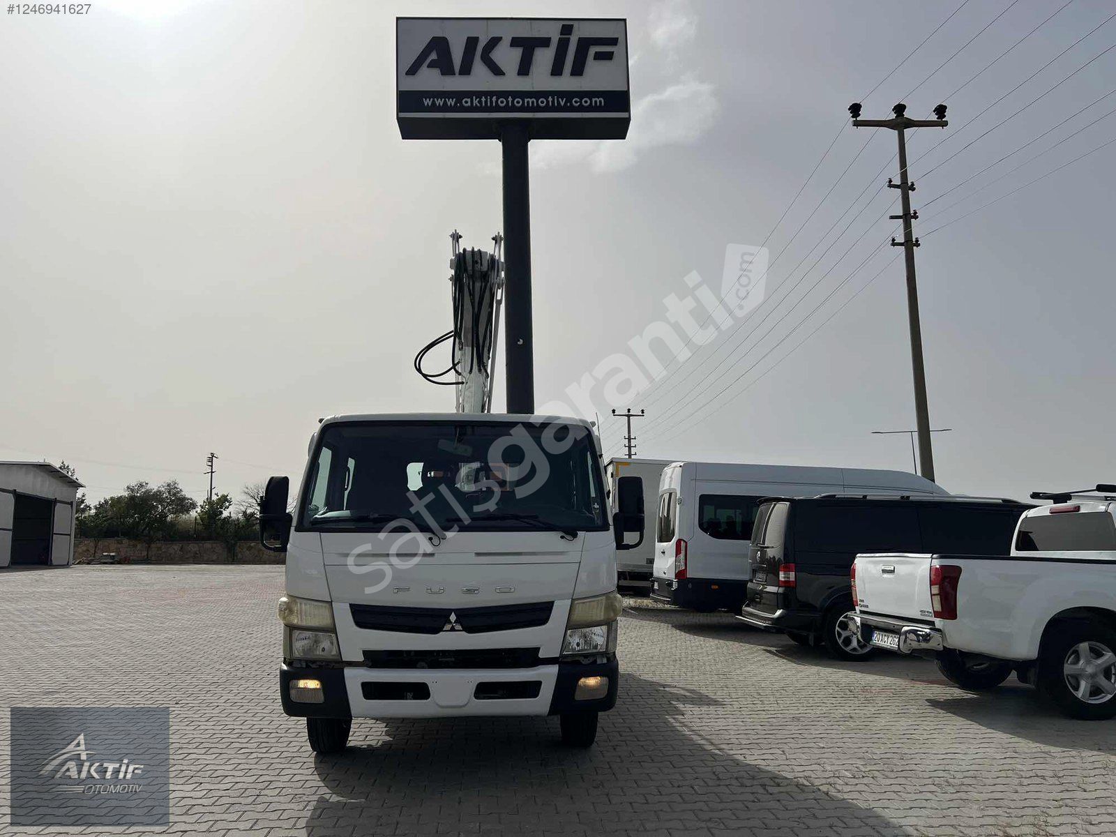 AKTİF 2018 FUSO CANTER ÇİFT KABİN SEPETLİ PLATFORM 14MT BAKIMLI