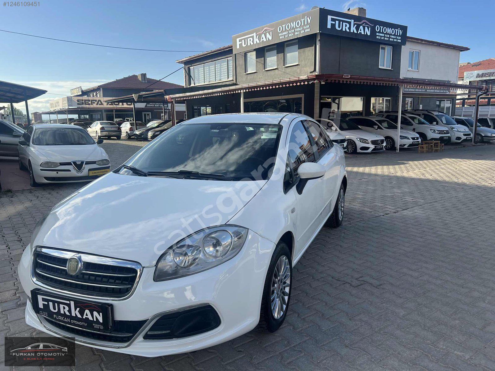 FURKAN OTOMOTIV'DEN FİAT LİNEA 95Hp DEĞİŞENSİZ HASAR KAYITSIZ