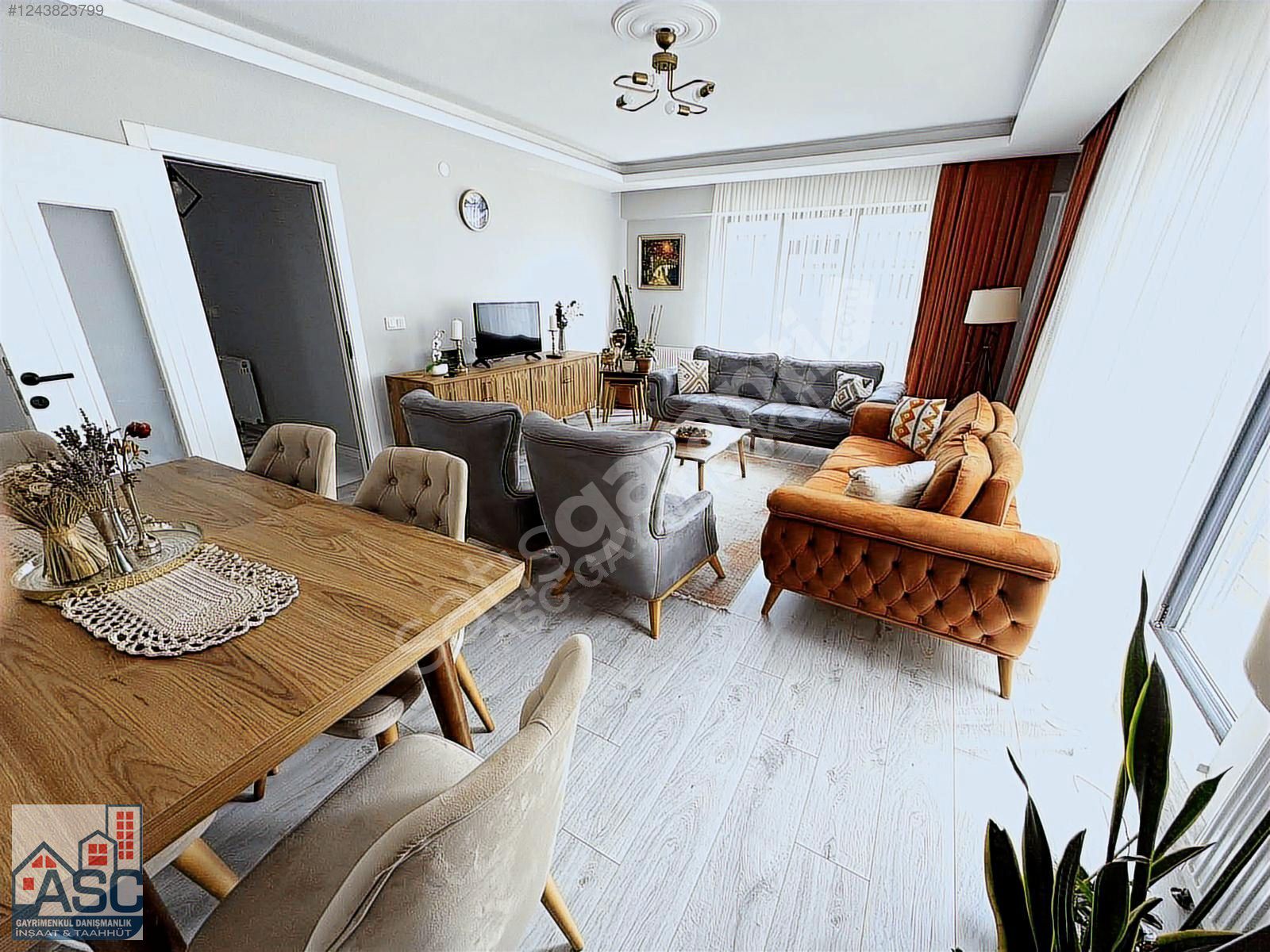 ASC DEN KILIÇARSLAN MAH. TAM DONANIMLI 3+1 SATILIK DAİRE