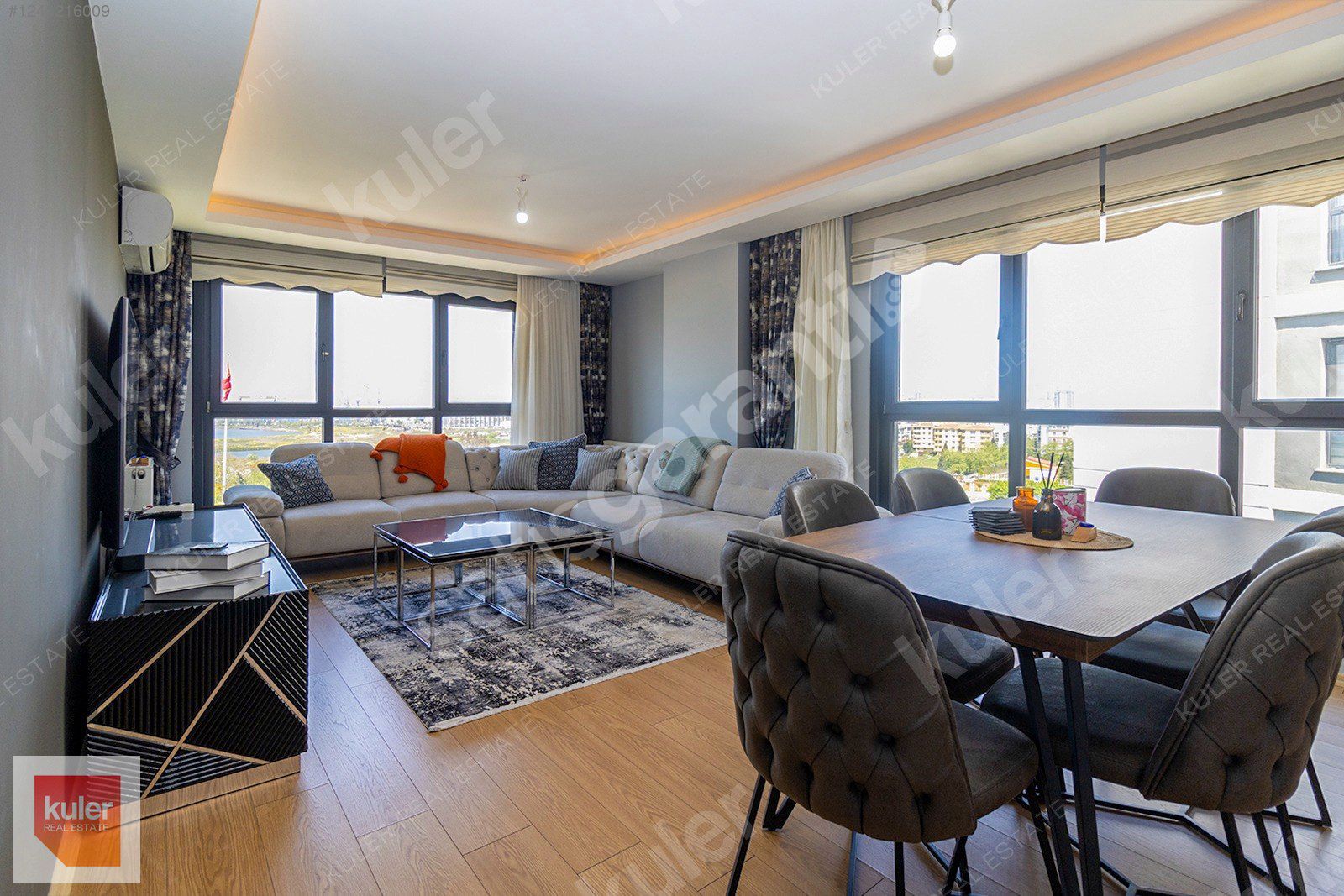 ATS TRİOPARK SİTESİ'NDE DENİZ MANZARALI 3+1 SATILIK DAİRE