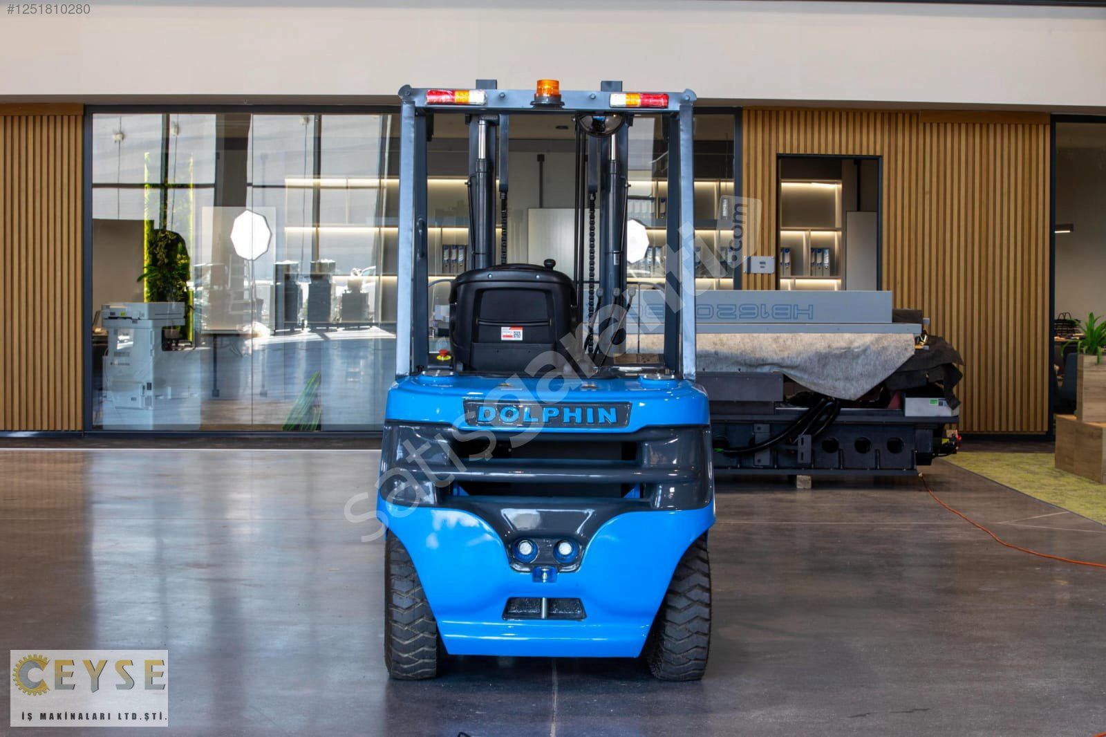 DOLPHIN YERLİ ÜRETİM 3,5 TON 4,70 ASANSÖR LİTYUM AKÜLÜ FORKLİFT