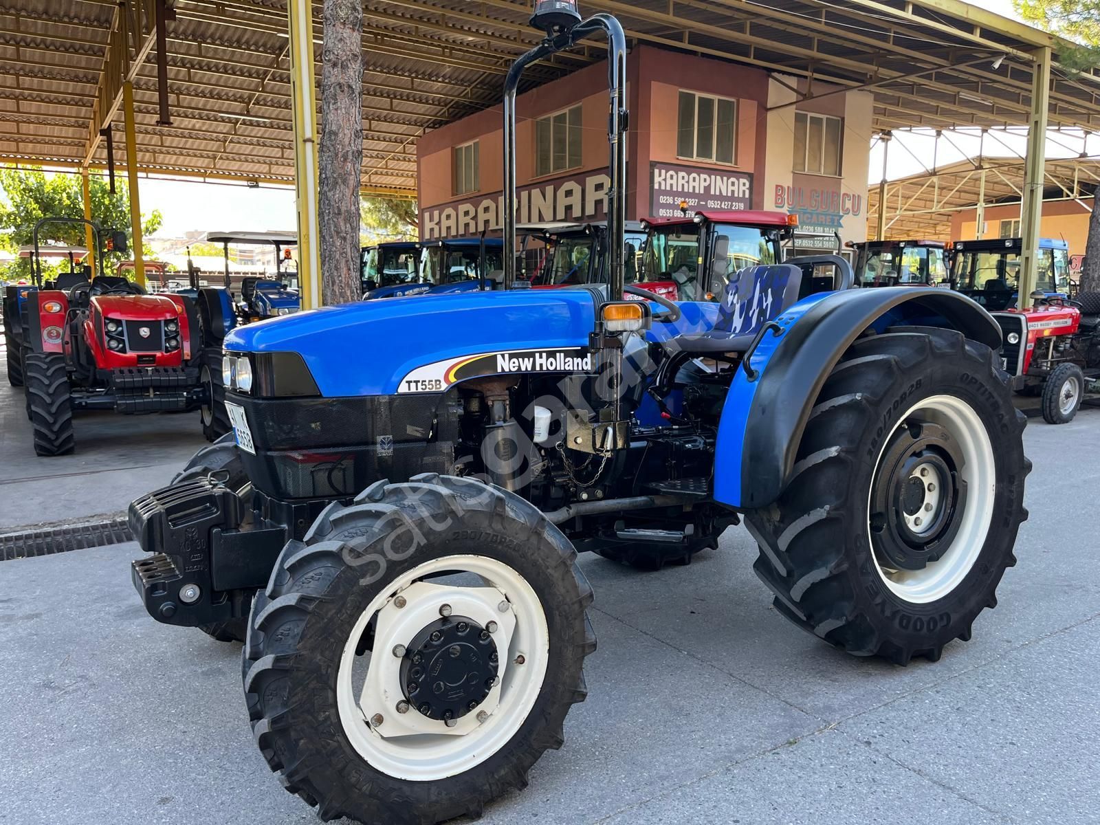 2008, NEW HOLLAND TT 55 BAHÇE, ÇEKER, ORTADAN VİTES