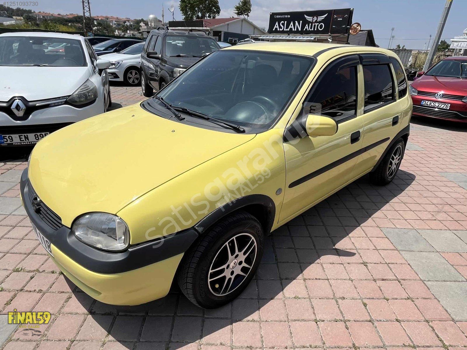 (FİNAL59) 2000 MODEL OPEL CORSA 1,2 16V BENZİNLİ KLİMALI
