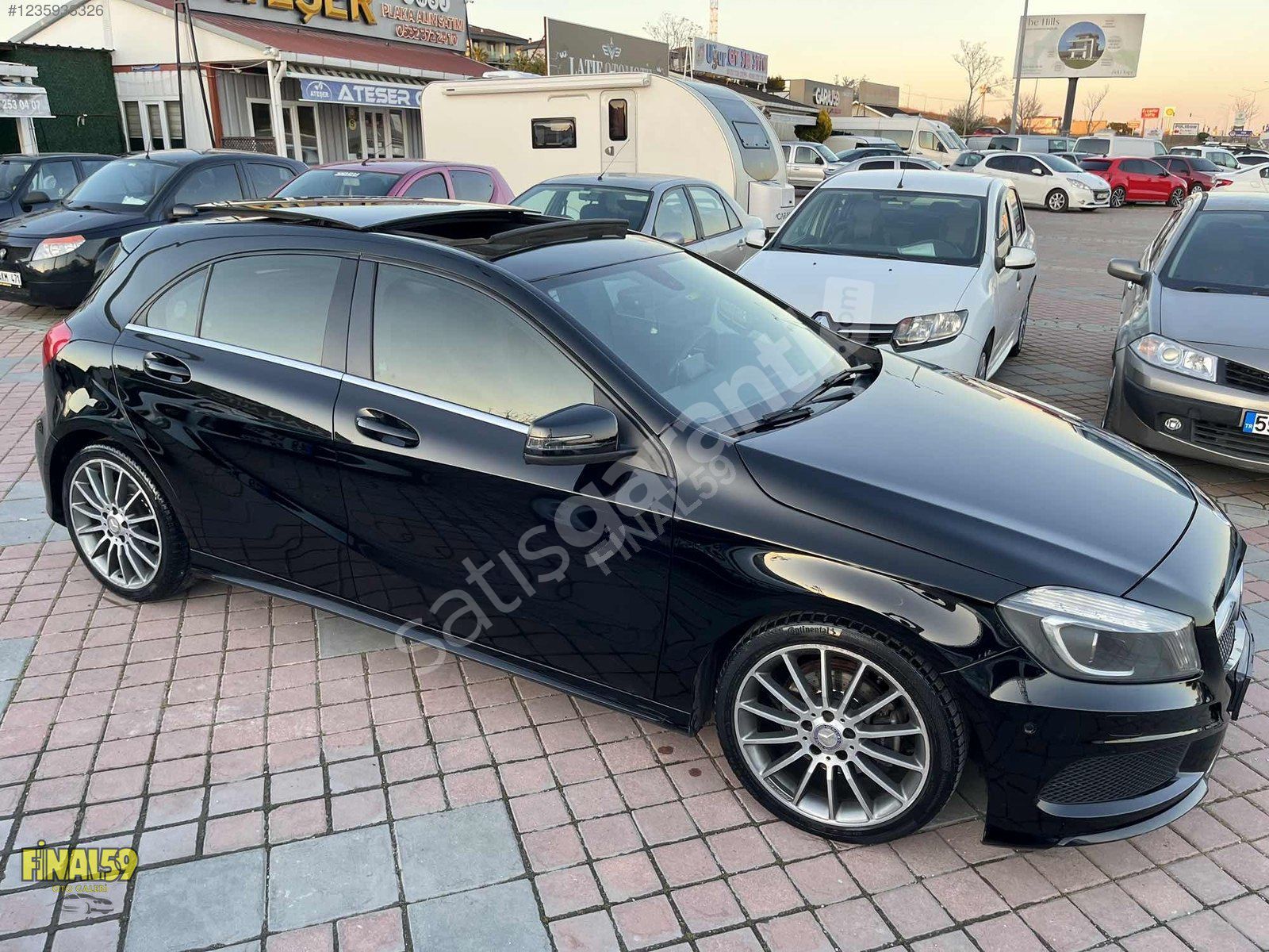 (FİNAL59) HATASIZ MERCEDES A180 DİZEL AMG OTM CAM TAVAN