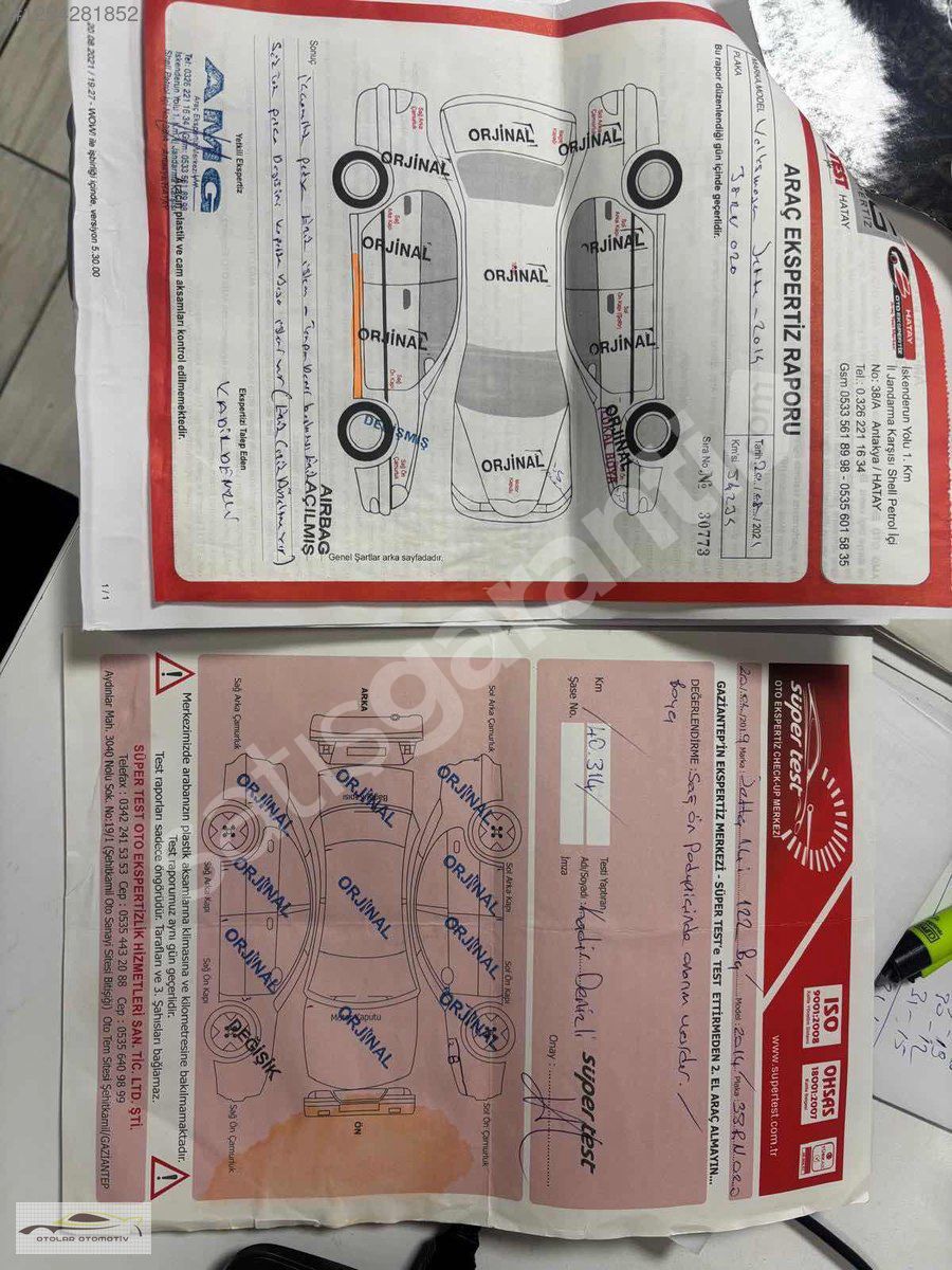 OTOLAR OTOMOTİV DEN JETTA