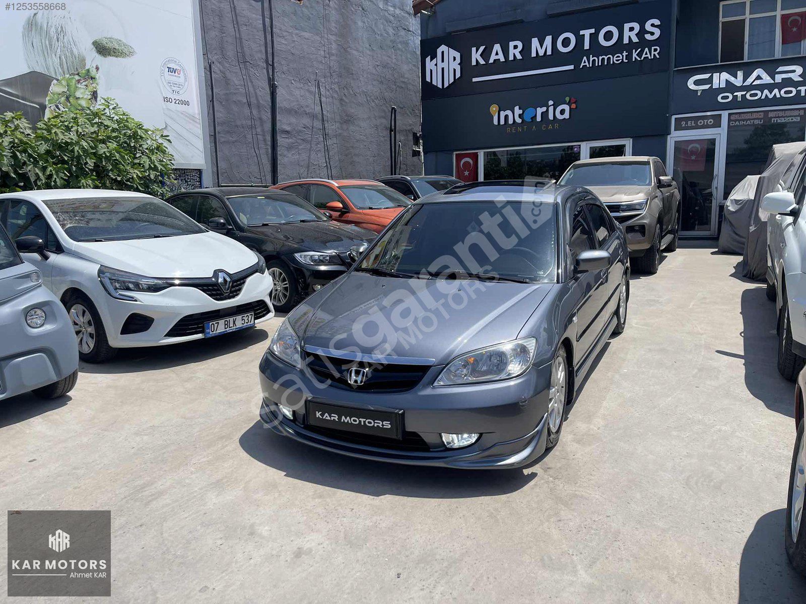 2005 HONDA CİVİC 1.6 VTEC ES OTMATİK/SANROOF/İÇ KREM/K.K 12 TKS