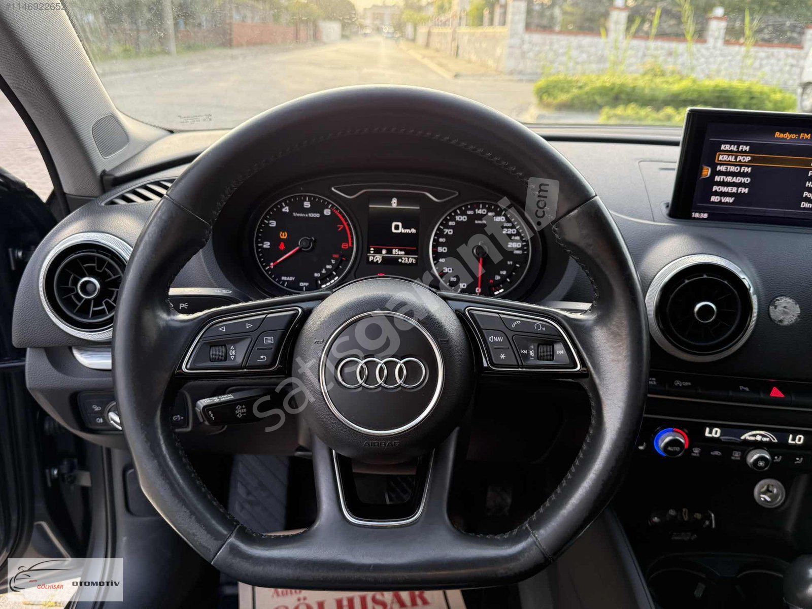 Auto Gölhisar 2017 A3 Sport line Matrix Kesik Direksiyon Keyless