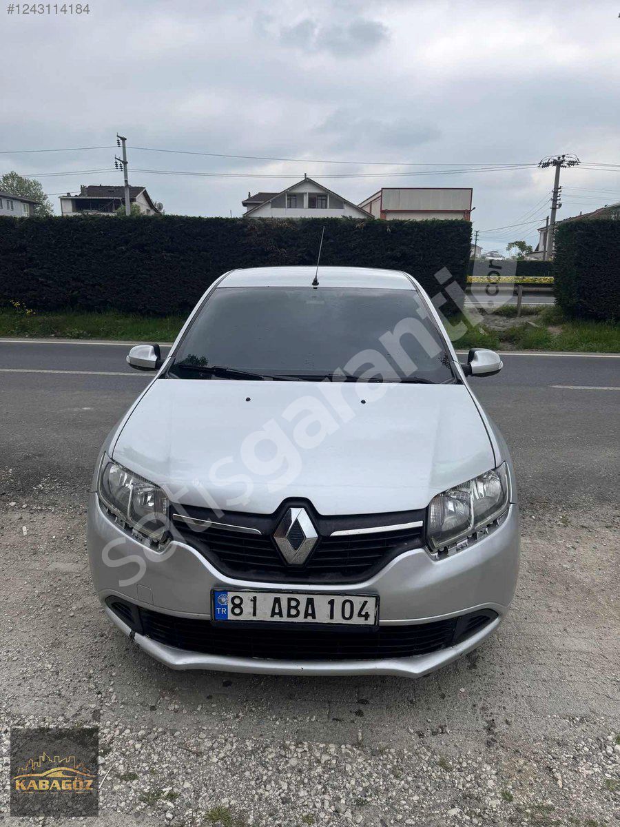 KABAGÖZ OTOMOTİVDEN- 2016 MODEL RENAULT SYMBOL 1.5 DCI