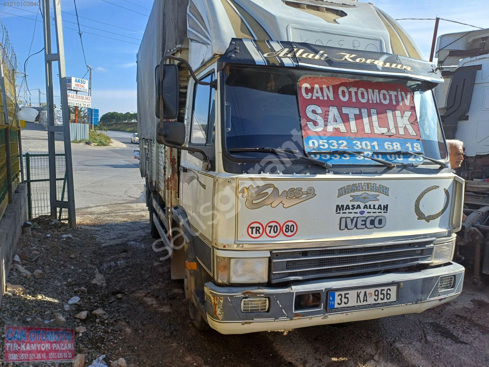 ahşap kasa tenteli