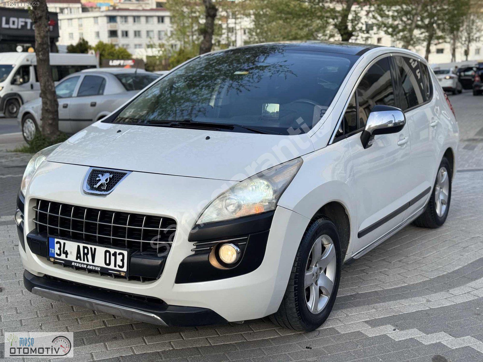 MEŞE MOTORS 2011 3008 1.6 HDİ 112 HP OTOMATİK CAM TAVAN+BEYAZ