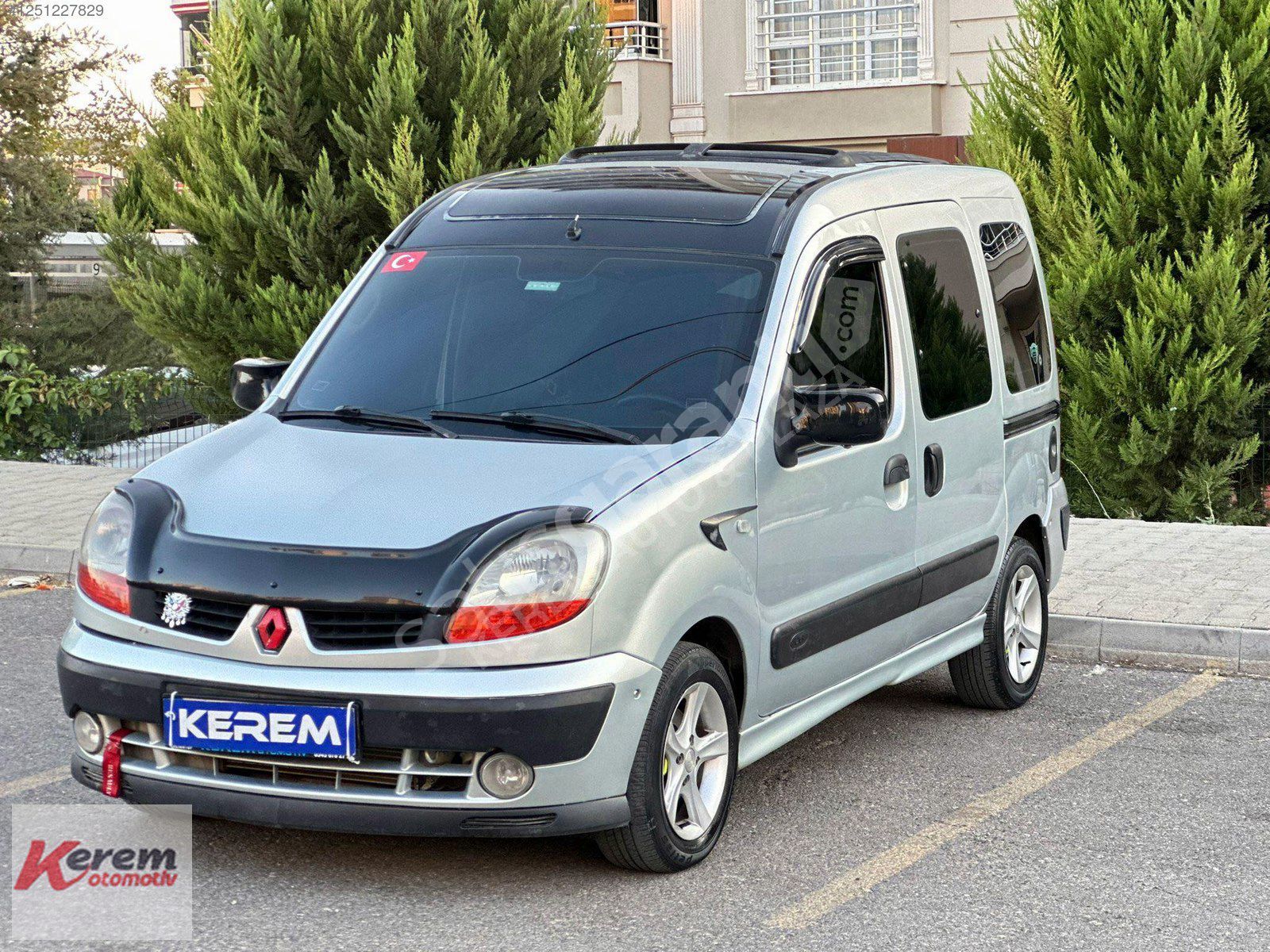 ÖZEL ÜRETİM CAM TAVANLI SUNROOFLU 85'LİK 2007 KANGOO 1.5 DCİ +