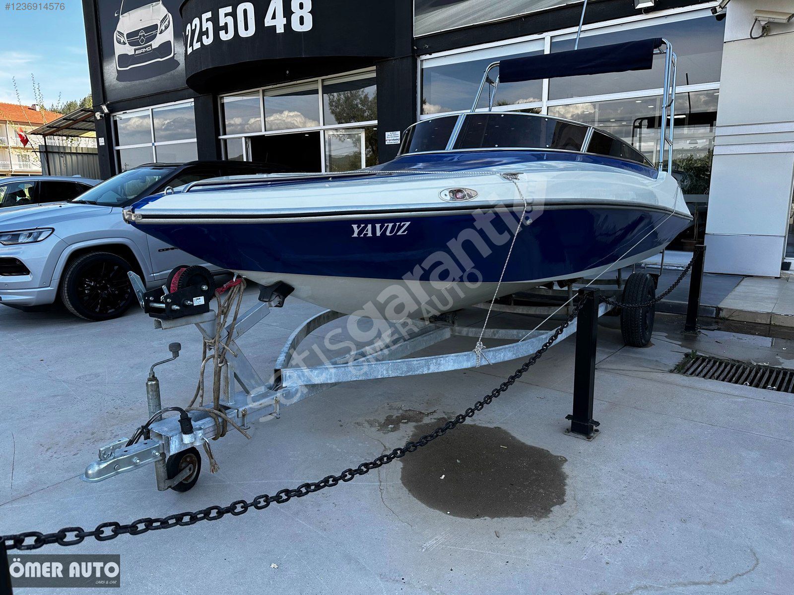 ÖMER AUTO DAN 5,8 M TEKNE 97 MODEL 115 HP MERCURY ''150 SAAT''