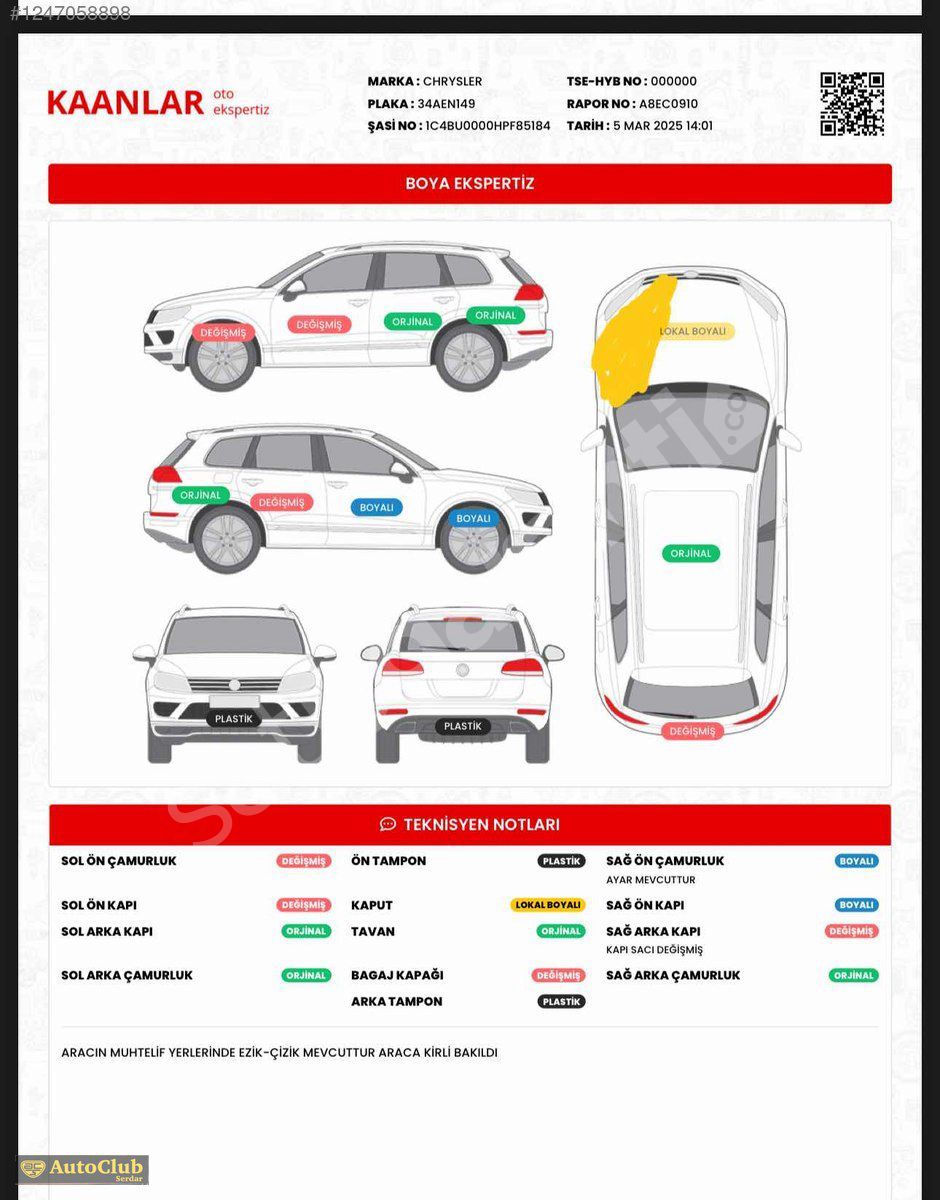 İLK SAHİBİNDEN FULL SERVİS BAKIMLI